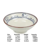 Melamine Noodle Bowl Household Plastic Tableware Restaurant Commercial Ramen Salad Bowl Thickened Not Easily Broken Soup