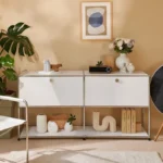 Modern Living Room Cabinet Modular Sideboard Storage Cabinets Combination TV Stand for Customizable Steel Frame Wood  Furniture - Image 34