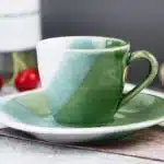 Espresso Coffee Milk Cup Small White Ceramic Mug Household coffee cup and dish set Afternoon tea Dim sum fruit plate coffee