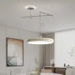Movable Lamps Modern chandelier lights for Dining island table LED Pendant Lights Cord Indoor Loft Swing Arm Hanging Lamp
