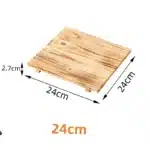 Wood Pot Holder Wooden Trivets Bowl Trivet Hot Stone pot Mat Korean Dolsot Plate Base Placemat Bibimbap Coaster Pan Dish