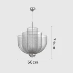 Netherland Moooi Designer LED Chandelier Lustre Minimalist Iron Pendant Light Room Decoration Loft Living Hanging Lamps