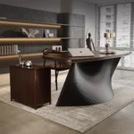 Asthetic Manager Executive Desk Modern Luxury Designer Workstation Office Table Conference Black Mesa De Escritorio Home