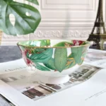 Tropical Rainforest Series Western Food Plate, Rice Bowl, Soup Pot, Tableware, Wizard of Oz Bone Porcelain Tableware, Gift