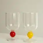 Colorful Glass Cup High Borosilicate Glass Goblet Wine Glass Red Wine Cocktail Glass Colored Glass Champagne Glass – styled