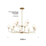 American Style LED Pendant Lamp Modern Minimalist Chandelier Kitchen Island Restaurant Bar Living Room Home Decor Factory