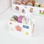 Desktop Book Storage Box Stationery Organizer Desk Storage Rack Bookshelf Pen Holder Organiser Cute Book Stand Bookcase File