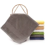 Soft Square Hand Towels 100% Cotton Small Face Towel Pure Absorbent Child Washcloth 34x34cm for Face Wash And Facial Care