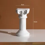 Roman Column Statue Resin Sculptures Nordic Sculpture Vintage Figurines Home Decor Resin Mini Craft Office Decor Room