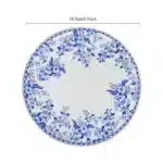 Vintage blue and white porcelain dinner plate set, bone china western tableware, home hotel restaurant Dim sum fruit steak
