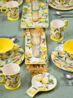 Creative Lemon Plate Ceramic Fruit Dish Ins Style Home Dining Thai Restaurant Tableware – base detail