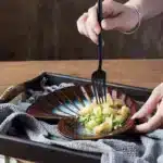 Creative Kiln Transformation Ceramic Plate Restaurant Homestay Special Tableware Personalized Shell Plate Conch Plate – side