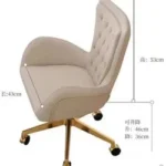 custom.Modern Fashionable Curved Artificial Stone Office Desk Made in China Convertible Wooden Feature – close-up detail