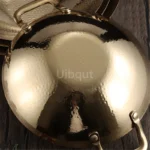 Double Ear Bar Cauldron Commercial round bottom pot Small Hot Pots Thickened creative stainless steel dry pot Pot cub Golden - Image 29