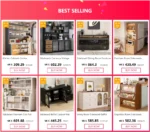 Kitchen Cabinet Sideboard Home Entrance Space Saver Dining Room Mueble Cocina Living Complete Cocina Kitchen Cabinets Storage - Image 16