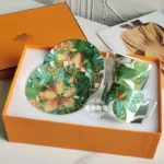 Tropical Rainforest Series Western Food Plate, Rice Bowl, Soup Pot, Tableware, Wizard of Oz Bone Porcelain Tableware, Gift