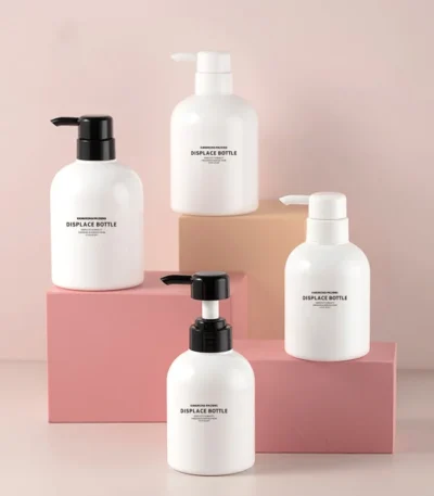 2/10/15PCS 300/500ml Empty White PET Lotion Pump Bottle Shampoo Shower Gel Conditioner Dispenser Body Lotion Liquid Soap