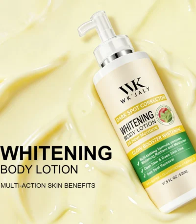 WK JALY Glow Booster Whitening Body Lotion, With Glutathione, Remove Dark Spots, Melanin, Even Skin Tone Cream for All Skin