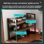 47 in Computer Desk with Drawer, Storage Cabinet Shelve, L Shape Home Office Reversible Study Table, Wood Executive Writing