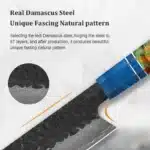 1-4 PCS Kitchen Knife set Damascus Steel Japanese chef Knife Santoku Knife Nakiri Knife kiritsuke knife Stable wood Handle