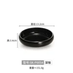 Melamine Imitation Porcelain Small Plate Korean Disc Restaurant Tableware Creative Small Bowl – styled in a modern Tabletop