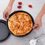6 to 12inch Premium Non-Stick Pizza Pan Bakeware Carbon Steel Pizza Plate Round Deep Dish Pizza Pan Tray Mold Mould Baking Tools - Image 4
