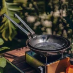 Pre-Seasoned Carbon Steel Skillet 11" Frying Pan Use in the Oven, on the Stove, Camping Cookware Cast Iron Lightweight Chef