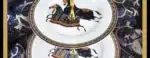 European Style Ceramic Double Layered Tray Fruit And Candy Plate Afternoon Tea Cake Stand Three Tier Dessert Holder Serving
