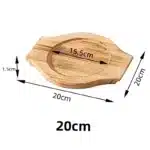 Wood Pot Holder Wooden Trivets Bowl Trivet Hot Stone pot Mat Korean Dolsot Plate Base Placemat Bibimbap Coaster Pan Dish