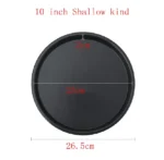 6 to 12inch Premium Non-Stick Pizza Pan Bakeware Carbon Steel Pizza Plate Round Deep Dish Pizza Pan Tray Mold Mould Baking Tools - Image 18