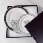 Vintage Ceramic Dinner Plate 8 Inch 10 Inch Creative Bone China Western Steak Dessert Salah Plate Kitchen Party Gift Box Set