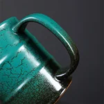 Large ceramic coffee mug in stoneware, 600ml capacity, perfect for coffee and tea