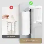Toilet Paper Holder with Storagefor Tissue Wall Mounted Over The Tank Toilet Paper Holder Organizer Self Adhesive Toilet