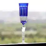 Crystal Flute Champagne Glasses Multicolor Wine Glass Cup Handmade Hand Carved Edo Kiriko Wedding Gift With Gift Box 1PC