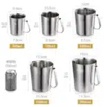 304 Stainless Steel Measuring Cup with Inner Scale Design Kitchen Scale Cup Liquid Pull Flower Cup Kitchen Tools bake supply