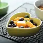 Heart Shaped Bowl Love Heart Ceramic Steamed Egg Bowl Candy Color Dessert Salad Plate 7 Inch Cake Fruit Plate Kitchen