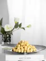 Tableware Dish Food Plates Fruit Bowl Stainless Steel Tray for Kitchen Home Decora Living Room Dinner Table Scandinavian