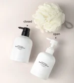 2/10/15PCS 300/500ml Empty White PET Lotion Pump Bottle Shampoo Shower Gel Conditioner Dispenser Body Lotion Liquid Soap