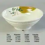 Melamine Noodle Bowl Household Plastic Tableware Restaurant Commercial Ramen Salad Bowl Thickened Not Easily Broken Soup