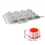 Silicone Mousse Cake Mold Square Flower Easy Using Non-stick Chocolate Dessert Baking Mold for Cake Decorating DIY Bakeware Tool - Image 10