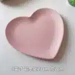 Cartoon Cute Heart Shaped Ceramic Plate Shaped Love Salad Plate Home Breakfast Bread Omelette Dishes Tableware Kitchen