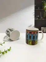 Creative Architecture House Ceramic Teacup 350ml Mug Large Capacity Exquisite Coffee Cup Birthday Gift Breakfast Mug Home