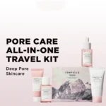 Centella Hyalu-Cica and Poremizing Travel Kit,Toner, Ampoule Serum,Face Moisturizer Cream and Night Sleeping Pack Mini 4pcs