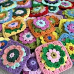 Colorful Handmade crochet table place mat pad cloth cup doily Coffee coaster Christmas flower placemat wedding kitchen 9.5CM