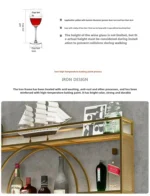 Wall Mount Wine Rack Bottle Wine Bar Cabinet Holder Adapt Single Miniature Black Cup Glass Storage Wine Cabinet Decor Szafeczki - Image 23