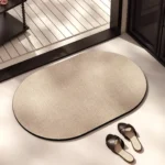 Bathroom Carpet Non-slip Strong Absorbent Floor Mats Home Decor Beige Stripes Bath Mat Toilet Entrance Area Rug Alfombra De