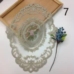 Vintage Lace Placemat Embroidered Table Cloth Dining Room Decorative Table Mats Party Wedding Antique Coffee Coasters