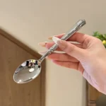 304 Stainless Steel Cutlery Set Silver Steak Knife Fork Spoon Houseuse Tableware Fruit Fork for Kitchen Dining Banquet Bar