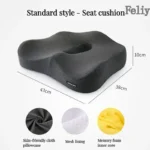Memory Foam Office Chair Cushion Car Seat Support Pads Buttocks Pillow Massage Hips Orthopedic Pillow Coccyx Pain Relief