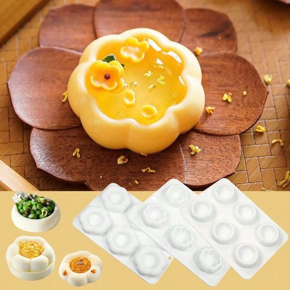 S72fb25dd64ec45e1a457b40717709c00V.webp Silicone Pudding Cup Mold Chocolate Mousse and Cake Decorating Tools Bakeware Dish Muffin Pan Non-Stick Baking Supplies - Image 1